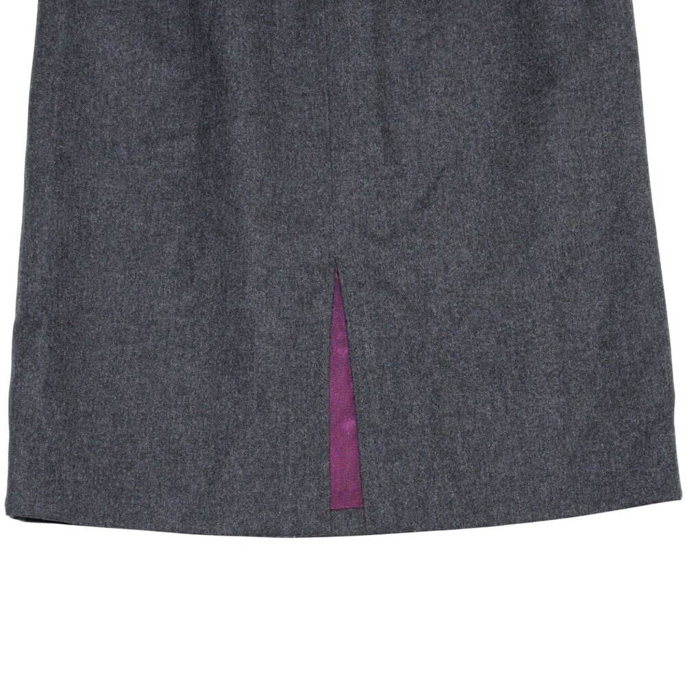 NWT Pendleton Womens Size 12 Modest A-Line Skirt Gray 100% Wool Everyday Wear - Picture 5 of 11